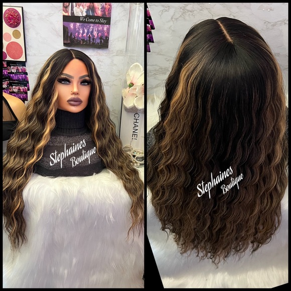 Human Hair Blended Lace Part Wig